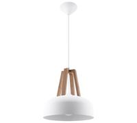 Lampe suspendue Sollux Lighting Casco Blanc TU