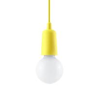 Lampe suspendue Sollux Lighting Diego 1 Jaune TU