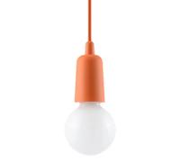 Lampe suspendue Sollux Lighting Diego 1 Orange TU