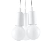 Sollux Lighting Diego lampe suspendue 3x60 W blanc SL.0570