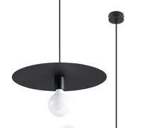Sollux Lighting Flavio lampe suspendue 1x60 W noir SL.0853