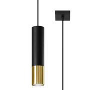 Lampe suspendue Sollux Lighting Loopez 1 Noir TU