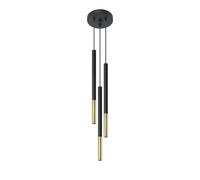 Lampe suspendue Sollux Lighting Mozaica 3P Noir TU
