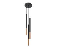 Sollux Lighting Mozaica lampe suspendue 3x40 W noir-cuivre SL.0890