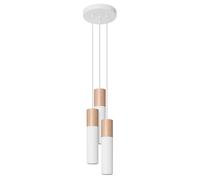 Lampe suspendue Sollux Lighting Pablo 3P Blanc TU