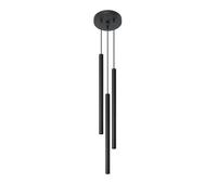 Lampe suspendue Sollux Lighting Pastelo 3P Noir TU