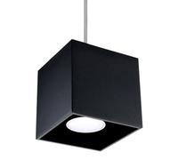 Lampe suspendue Sollux Lighting Quad 1 Noir TU