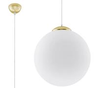 Sollux Lighting Ugo lampe suspendue 1x60 W blanc-doré SL.0717