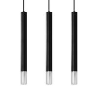 Sollux Lighting Wezyr lampe suspendue 3x40 W noir SL.0962