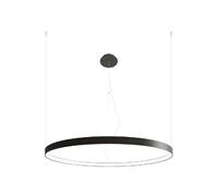 Lampe suspendue suspension lampe de salon LED ronde salle à manger anneau lumineux noir