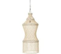Lampe Suspension Coquillage "Lisa" 128cm Naturel Beige G