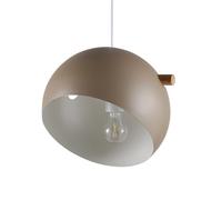 Lampe Suspension Déco "Tubbie" 23cm Marron