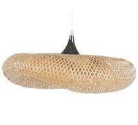 Lampe suspension design en bambou clair BOYNE grande