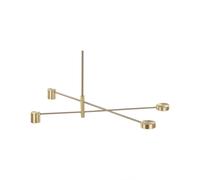 Lampe Suspension Dorée en Métal à LED Intégrées Branches Glamour Cuisine Bandon