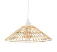 Suspension cône D36 bambou naturel Mahé Atmosphera Naturel G