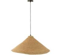 Lampe Suspension en Jonc "Cône" 82cm Naturel Naturel G