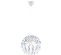 RL Suspension Pumpkin – Lampe blanche transparente réglable, 1 douille E27, Ø30×H150 cm