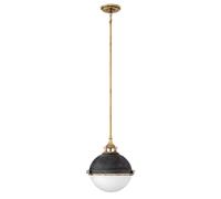 Quintiesse Fletcher lampe suspendue 2x60 W blanc-laiton QN-FLETCHER-P-M-AZ
