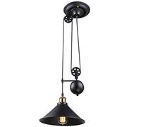 Lampe suspension vintage Lampes sur pied Pendulum spots de plafond Boule à poulies Globo 15053