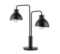 Lampe table déco design noire Holi double 2xE27 Sigma