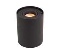 Lampe table Tube moderne noire GU10 tactile Lucide