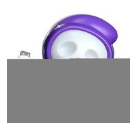 Lampe tactile d'Halloween à intensité variable en silicone fantôme USB - Décoration festive pour salle de bain, salon, table d'allaitement, entrée, chevet