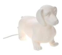 Lampe Teckel 19,3 cm - Amadeus - Blanc - Porcelaine Blanc G