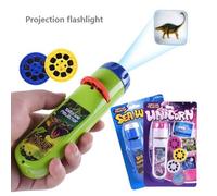 Lampe Torche De Projection Pour Enfants, Projecteur Lumineux, Dessin Animé Mignon, Veilleuse Photo, Apprentissage Au Coucher, Jouets Amusants