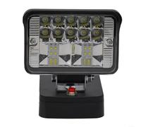 Lampe torche de travail avec puissance maximale de 30 W et 18 mèches LED pour éclairage extérieur
