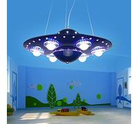 Lampe Torche Moderne avec télécommande pour Chambre d'enfant, Style Lanterne, Design Extraterrestre, décoration Hangilight/Bleu/a