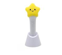 LAMPE TORCHE & VEILLEUSE ÉTOILE 2 EN 1 POUR ENFANTS - Lampe LED Rechargeable en Silicone, Lumièrie Apaisante, avec Dragonne, Pour Chambre, Nuit & Voyage