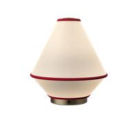Lampe Transportable Edgeform Tafta Rouge/ Blanc Cassé