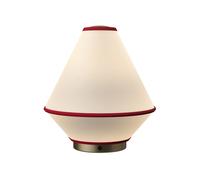 Lampe Transportable Tafta Rouge/ Blanc Cassé
