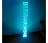 Lampe tube à bulles LED avec 7 lumières changeantes de couleur, veilleuse sensorielle pour la relaxation, idéale pour les enfants et les adultes atteints de TDAH et d'autisme