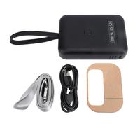 Lampe UV à LED de 405 nm pour extensions de cheveux, lampe de polymérisation manuelle à UV pour colle, puissance de 18 W pour un durcissement rapide avec affichage précis de la (Noire)