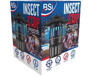 Lampe UV aspirante - BSI - Ventilateur intégré - Jusqu’à 60 m² - Mouches et moustiques
