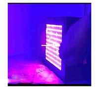 Lampe UV de polymérisation 5000W Led UV Gel Lampe De Polymérisation Haute Puissance Ultraviolet Lumière Noire Machine D'impression Verre Encre Peinture Sérigraphie Résine 3D Impression(365nm)