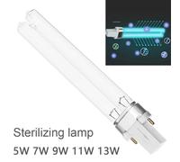 Lampe UVC G23/2G7, 5W 7W 9W 11W 13W, 253,7 nm 254nm, tube en forme de H, pour purification de l'air et de l'eau