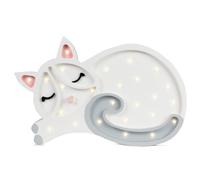 Lampe veilleuse chat blanc