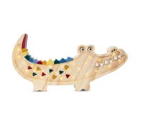Little Lights Krokodil Nachtlampe Kinder - 100% Kiefernholz natur