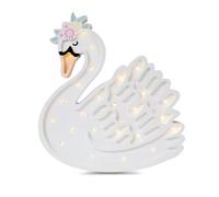 Lampe veilleuse cygne blanc