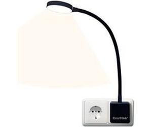 Lampe Veilleuse de Nuit LED Lampe Applique Murale de Chevet LED Dimmable Tactile sur Prise 4W 350Lm Eclairage Blanc Neutre 4000K Pas Fonction de Telecommande Lot de 1 de Enuotek Noir G