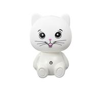 Lampe-veilleuse en forme de chat pour enfant avec 3 intensités de lumière blanche - -