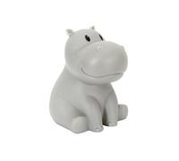 Lampe Veilleuse Enfant Led "Hippopotame" 16cm Gris