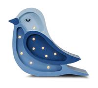 Lampe veilleuse oiseau bleu denim