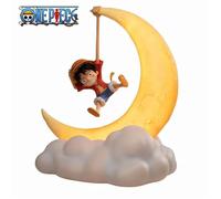 Lampe Veilleuse ONE PIECE Luffy - Luminaire LED Interactif Magnétique 3 Intensités - Déco Chambre Manga