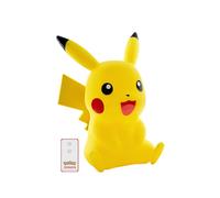 Lampe Veilleuse Sans Fil Pikachu Joyeux en Position Assise 40cm Portable Jaune