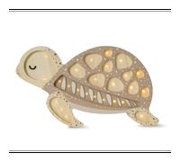 Lampe veilleuse tortue dune de sable