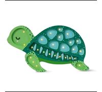 Lampe veilleuse tortue vert océan