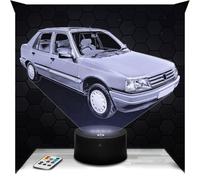 Lampephoto.fr - Lampe 3D 309 Voiture Française Véhicule, Veilleuse Automobile Voiture Tactile Led, Veilleuse Effet Hologramme 3D, Idée Cadeau Noël Anniversaire Homme, Objet décoration chambre